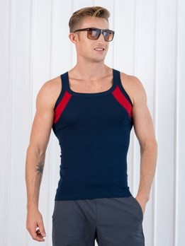 Xylo 999 RN Soft Pure 100% Combed Cotton Round Neck Sleeveless Gym Vest - Charcoal