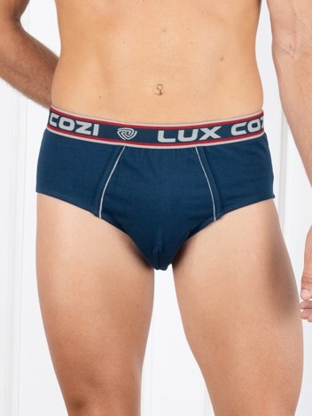 Bighsot Basic Premium Combed Cotton Brief with Ultra Soft Waistband - Airforce Blue