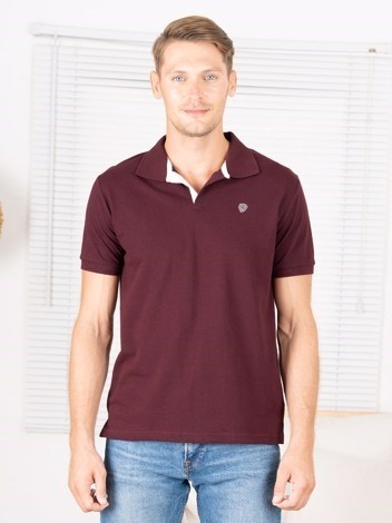 COZI 2121 Super Soft Combed Cotton Regular Fit Polo T-Shirt - Coffee