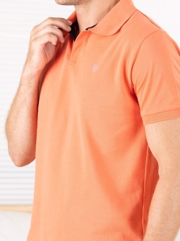 COZI 2121 Super Soft Combed Cotton Regular Fit Polo T-Shirt - Apricat