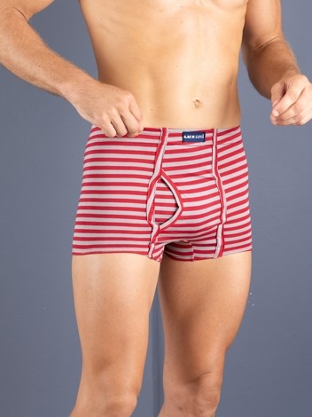 Bigshot Semi Long Striped Premium Soft Cotton Inner Elastic Trunk - Printed