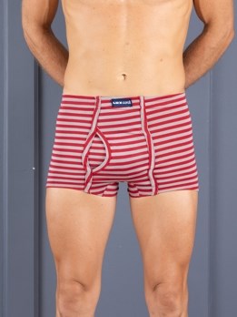 Bigshot Semi Long Striped Premium Soft Cotton Inner Elastic Trunk - Printed