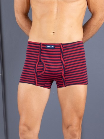 Bigshot Semi Long Striped Premium Soft Cotton Inner Elastic Trunk - Printed