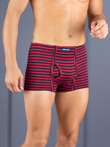 Bigshot Semi Long Striped Premium Soft Cotton Inner Elastic Trunk - Printed