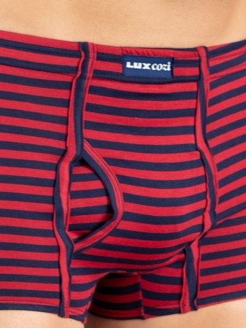 Bigshot Semi Long Striped Premium Soft Cotton Inner Elastic Trunk - Printed