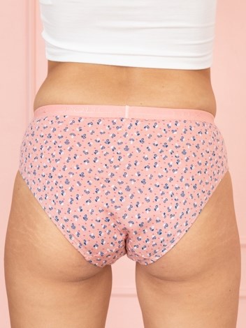 Touch panty Soft Pure 100% Combed Cotton Mid waist hipster Printed Panty - (Pack of 2)
