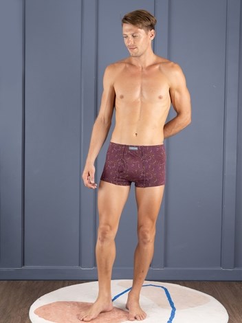 Bigshot Semi Long Inner Elastic Soft Combed Cotton Mini Trunk with Ultra soft Waistband - Printed