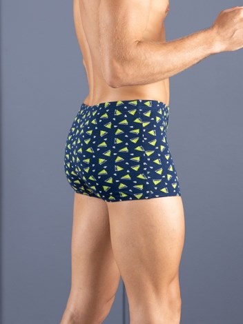 Bigshot Semi Long Inner Elastic Soft Combed Cotton Mini Trunk with Ultra soft Waistband - Printed