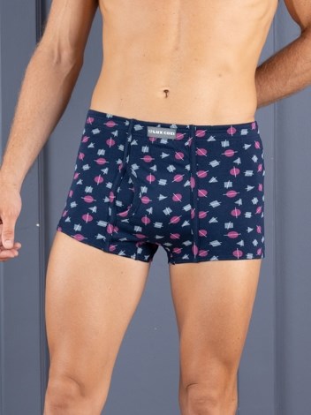 Bigshot Semi Long Inner Elastic Soft Combed Cotton Mini Trunk with Ultra soft Waistband - Printed