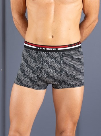 Bigshot Semi Long Outer Elastic Soft Combed Cotton Mini Trunk with Ultra soft Waistband - Printed