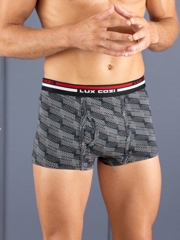 Bigshot Semi Long Outer Elastic Soft Combed Cotton Mini Trunk with Ultra soft Waistband - Printed