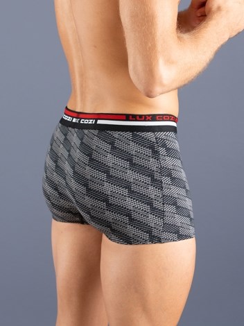 Bigshot Semi Long Outer Elastic Soft Combed Cotton Mini Trunk with Ultra soft Waistband - Printed