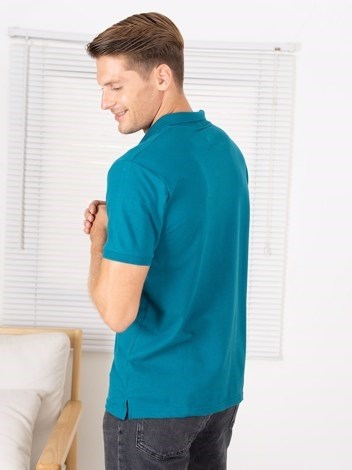 COZI 2121 Super Soft Combed Cotton Regular Fit Polo T-Shirt - Emerald