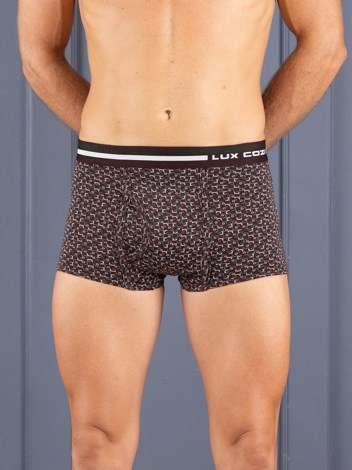 Bigshot Semi Long Outer Elastic Soft Combed Cotton Mini Trunk with Ultra soft Waistband - Printed