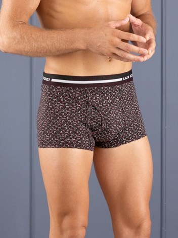 Bigshot Semi Long Outer Elastic Soft Combed Cotton Mini Trunk with Ultra soft Waistband - Printed