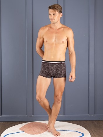 Bigshot Semi Long Outer Elastic Soft Combed Cotton Mini Trunk with Ultra soft Waistband - Printed