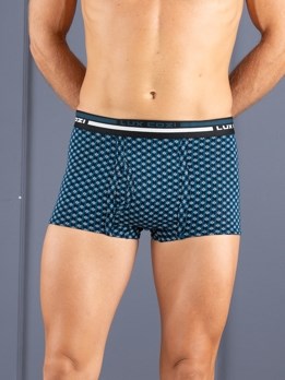 Bigshot Semi Long Outer Elastic Soft Combed Cotton Mini Trunk with Ultra soft Waistband - Printed