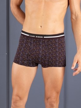 Bigshot Semi Long Outer Elastic Soft Combed Cotton Mini Trunk with Ultra soft Waistband - Printed