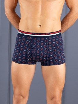 Bigshot Semi Long Outer Elastic Soft Combed Cotton Mini Trunk with Ultra soft Waistband - Printed