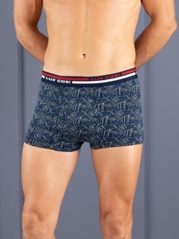 Bigshot Semi Long Outer Elastic Soft Combed Cotton Mini Trunk with Ultra soft Waistband - Printed