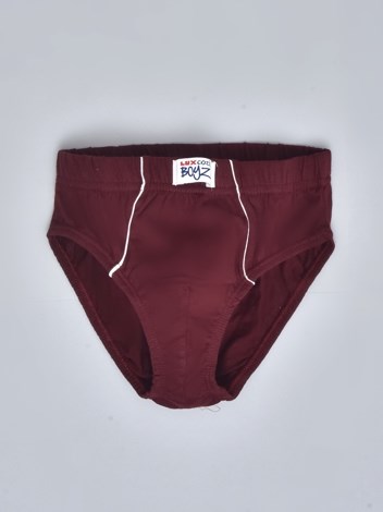 Cozi Boyz Plain Brief Soft Combed Cotton Inner Elastic with Ultra soft Waistband - Assorted (Pack of 2)