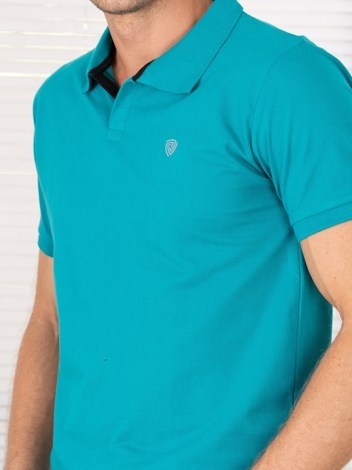 COZI 2121 Super Soft Combed Cotton Regular Fit Polo T-Shirt - Sea Green