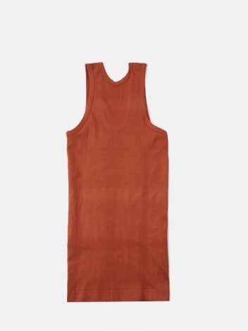 Cozi Boyz Soft Pure 100% Combed Cotton Round Neck Sleeveless Vest - Brick Red