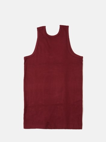 Cozi Boyz Soft Pure 100% Combed Cotton Round Neck Sleeveless Vest - Maroon