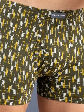 Bigshot Long Print Soft Combed Cotton Inner Elastic Mini Trunk with Ultrasoft Waistband - Printed