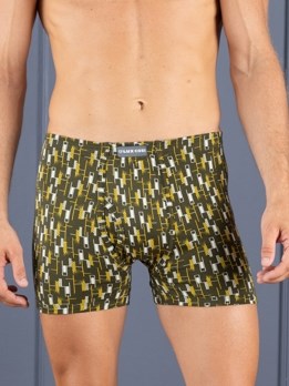 Bigshot Long Print Soft Combed Cotton Inner Elastic Mini Trunk with Ultrasoft Waistband - Printed