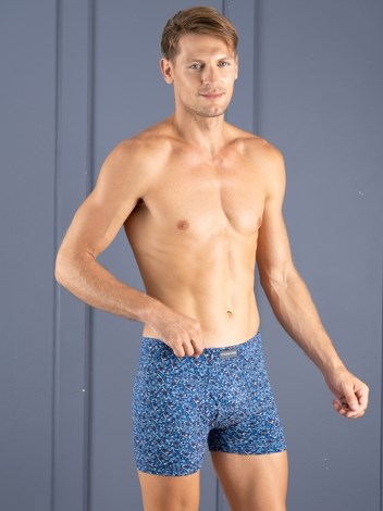 Bigshot Long Print Soft Combed Cotton Inner Elastic Mini Trunk with Ultrasoft Waistband - Printed