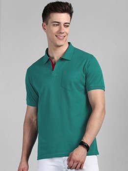 COZI 2122 Super Soft Combed Cotton Regular Fit Polo T-Shirt with Pocket - Maroon