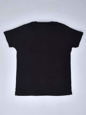 101 Premium Combed Cotton Half Sleeve T-shirt - Black