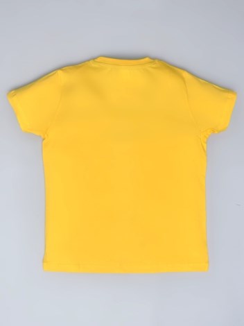 101 Premium Combed Cotton Half Sleeve T-shirt - Yellow